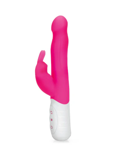 Rabbit Essentials Slim Shaft Vibrator with Rotating Beads