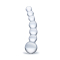 5" Curved Glass Beaded Dildo