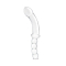 12.5" Girthy Double-Sided Dong with Anal Bead Grip Handle