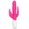 Rabbit Essentials Slim Realistic Double Penetration Vibrator with Rotating Beads